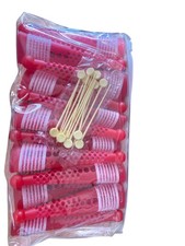 Avon Red Silicone Hair Rollers With Pins For Styling  Curling