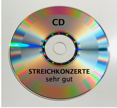 Auswahl CDs - STREICHKONZERTE | sehr gut