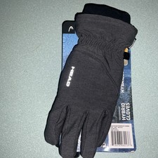 HEAD Men s Waterproof Hybrid Warmth Gloves - Gray, Size Small