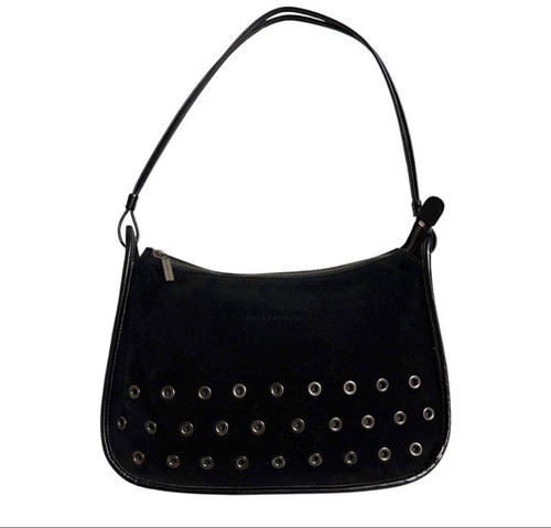 BALENCIAGA Eyelet Suede Leather Shoulder Bag Limited Edition VHTF Designer Colle