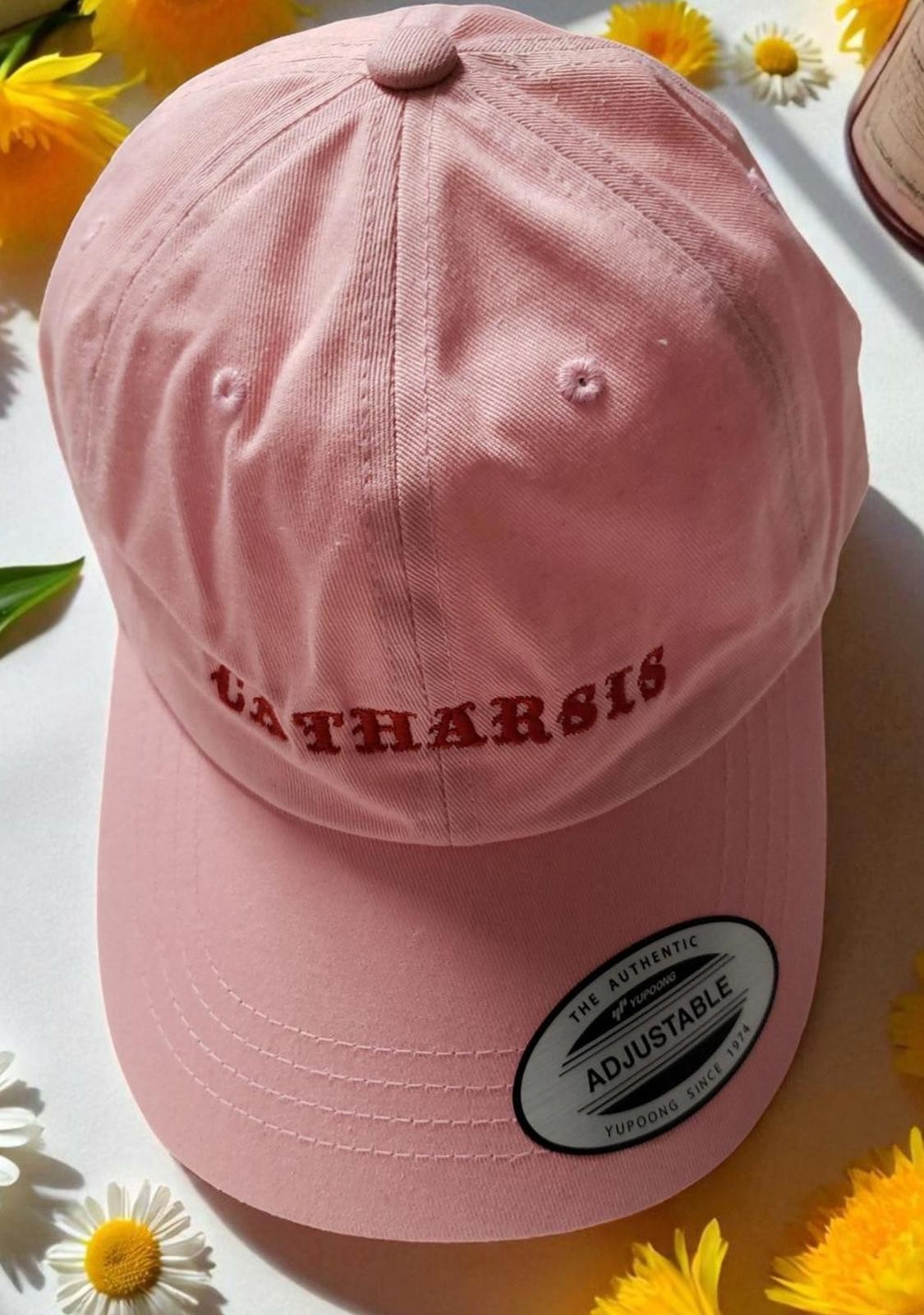 The Classics Adjustable Pink Cap - Embroidered 'C… - image 2