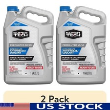 50/50 Prediluted Extended Life Antifreeze Coolant Honda Nissan Subaru Vehicles