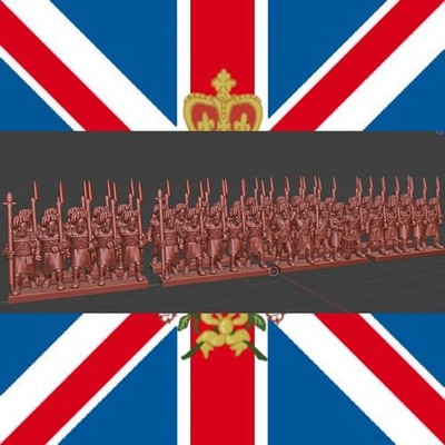 Epic Battles: Waterloo British Highlanders MC Miniatures for Black powder