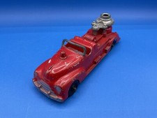 1950s Hubley Pumper Fire Truck Diecast Metal Toy All Original Vintage Red