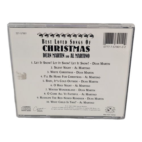 Dean Martin and Al Martino Best Loved Songs of Christmas CD 1992 - Foto 2 di 4