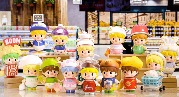 Auténtico Sweet Bean Super Market Series Caja Ciega Confirmada Figura Juguete Arte Regalo