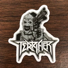 Terrifier Art the Clown Horror Water Resistant Sticker Decal NEW Approx. 2” x 2”