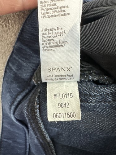 Spanx Jeans Size S/P (28x29) Blue Ankle Jegging Pull-On Soft Knit Shaping - Picture 5 of 15