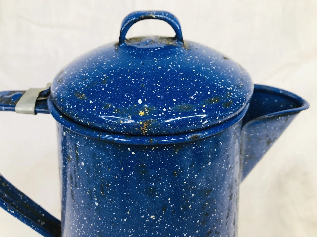 Blue Enamel Camping Cookware