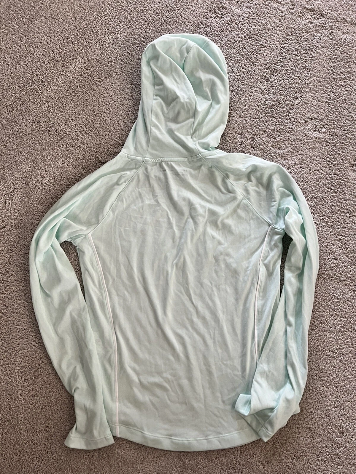 VETEMENTS Felpa leggera con cappuccio Under Armour con quarto di zip XS