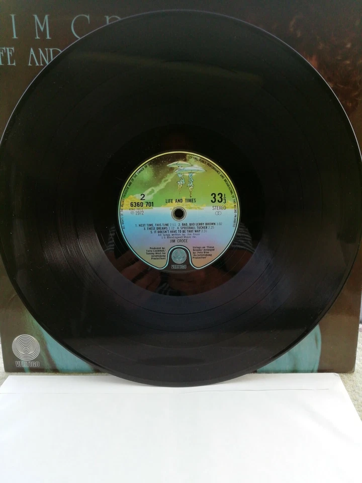 Jim Croce-Life and Times on Vertigo NM - Image 3 of 3