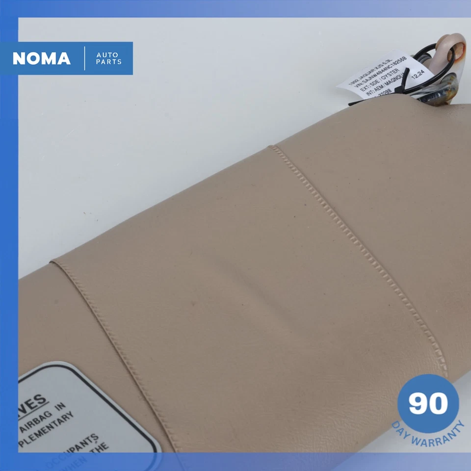 Оригинальный бежевый правосторонний солнцезащитный козырек для Jaguar XJS серии 3 92–96 годов выпуска - Изображение 4 из 4