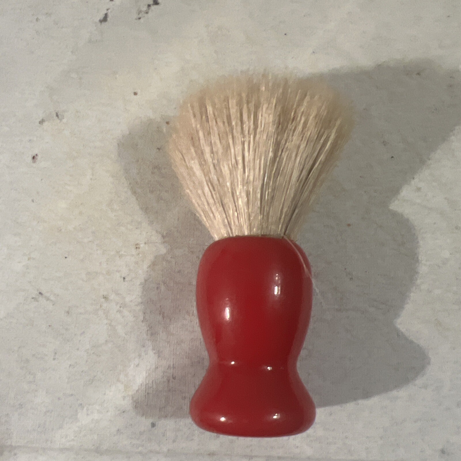 Lot of 5-4 Vtg Shaving Brushes-1 BURMA SHAVE MUG, Rubberset #2, Blue Dubl Duck