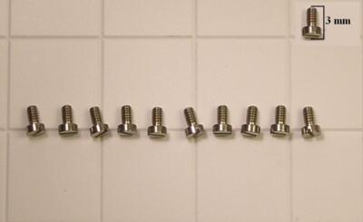 Screw to steering rod for Faller Car System 10 pcs