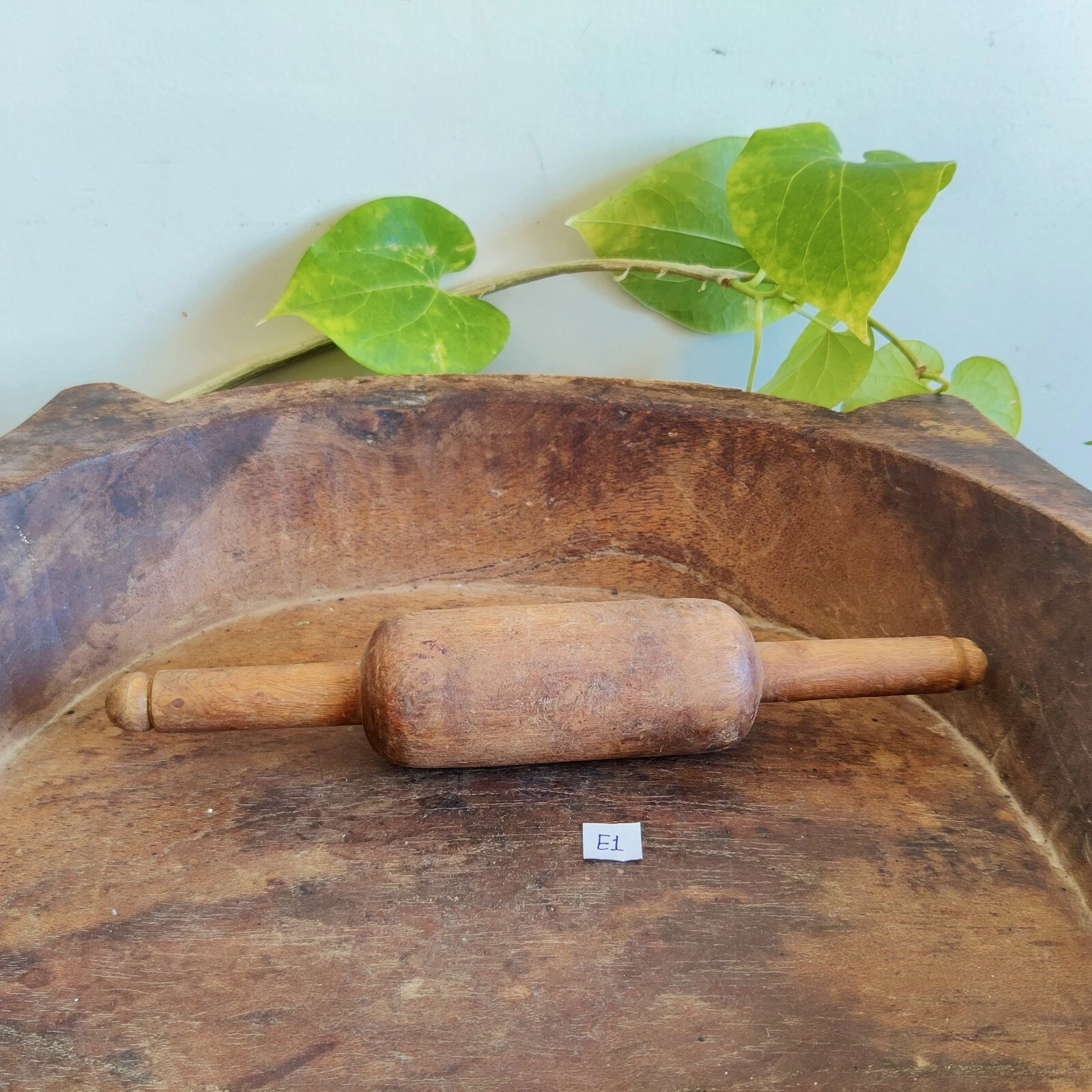 Vintage Primitive Original Handmade Tortilla Bread Bakers Wooden Rolling Pin E1
Opens in a new windo