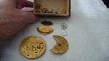  12/1/M Antique POCKET WATCH PARTS ELGIN Crafts