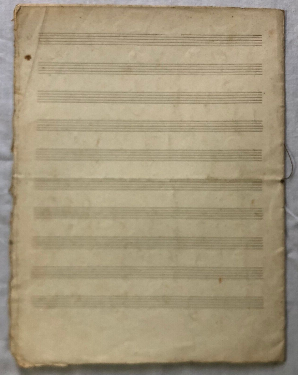 Inedito Originale Antico spartito musicale manoscritto Mazurka