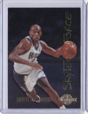 1994-95 SkyBox SkyTech Force Mitch Richmond Sacramento Kings #SF23 HOF IDBB