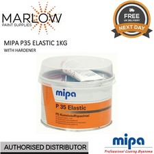 MIPA P35 ELASTIC BUMPER FLEXIBLE FILLER PUTTY WITH HARDENER 1KG