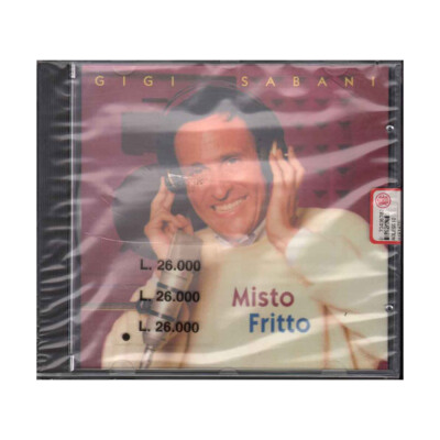 Gigi Sabani CD gemischt gebraten / RTI Music CNT 21082 versiegelt 8012842210822