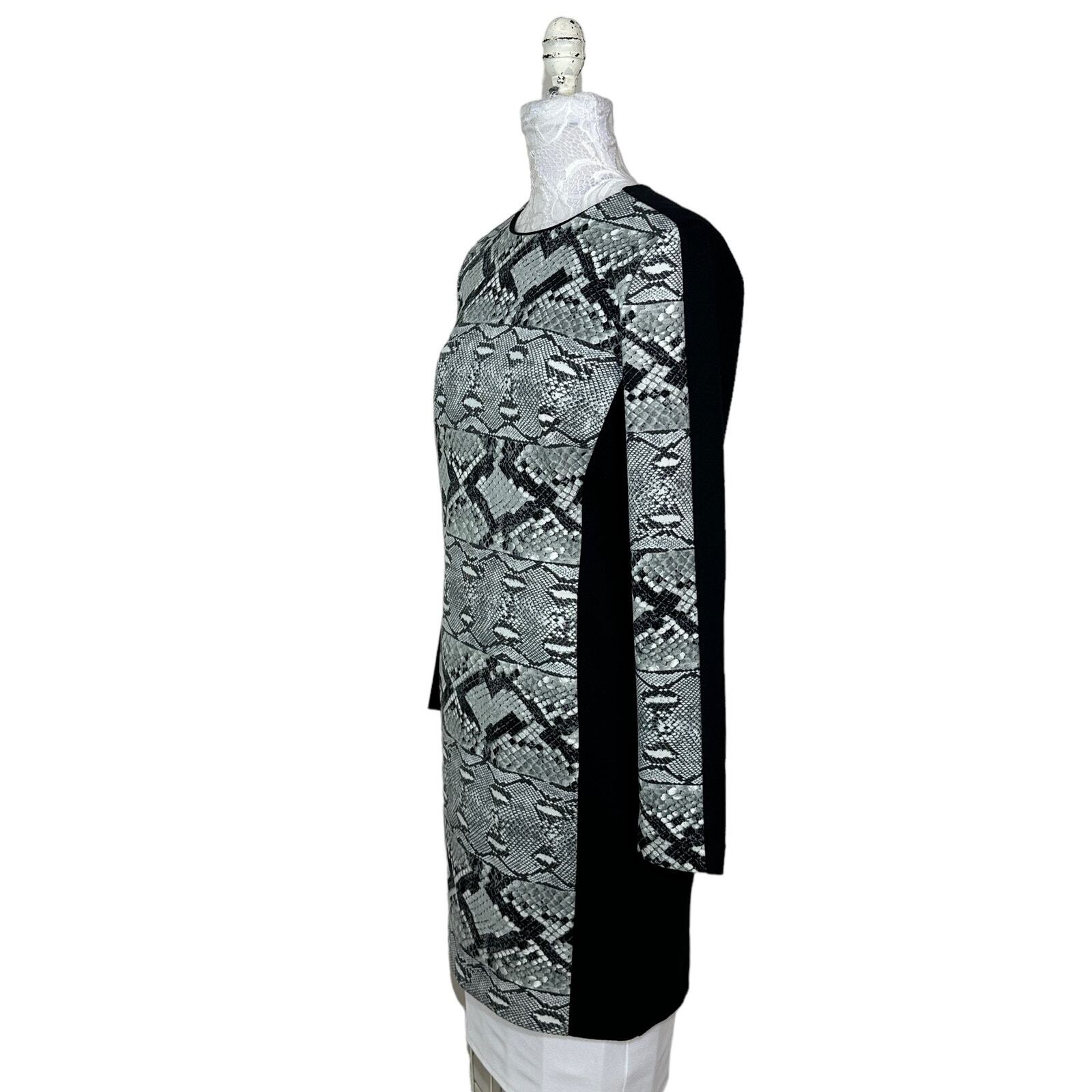 Michael Michael Kors Snake Skin Python Front Blac… - image 4