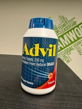 Advil Ibuprofen 200mg Fever Reducer Tablet - 360 Count 03/2028