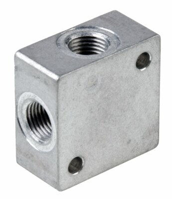 Legris Aluminium Kreuzverteiler mit parallelem BSP Innengewinde BSPP 3312