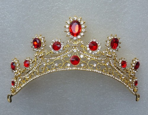 Wedding Bridal Tiara Bridesmaid Rhinestone Crystal Headband Prom Crown Headpiece - Picture 12 of 14
