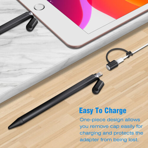 Silicone Sleeve for Apple Pencil 1st Generation Skin Case Cover with 2 Nib Cover - Picture 5 of 18