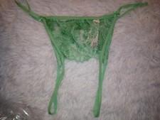 NWT VICTORIA SECRET Dream Angels Boho Floral Embroidery Crotchless XL A70 