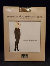 b.ella Sensational Shapewear Tights Small Nude Opaque High Rise Control Top