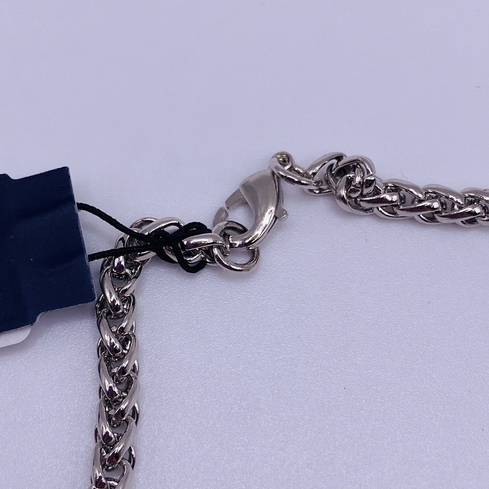 Aura 银色厚链手链 7 英寸全新 — 第 3/4 张图片