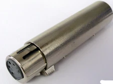 (PC-ADT050) 5 Pin Female to 3 Pin Male Adapter for XLR DMX Lighting Applications