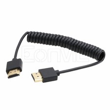 Super Thin Soft HDMI to HDMI 2.0 4K Coil Cable for ATOMOS Monitor ZCAM E2 Camera