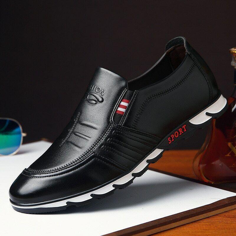 Cuero Elegante Marca Lujo Para Hombre Zapatos De Formales | eBay