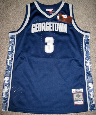 値段交渉可能　Mitchell&Ness Iverson etown Allen Iverson Georgetown Hoyas Mitchell & Ness YOUTH XL Throwback