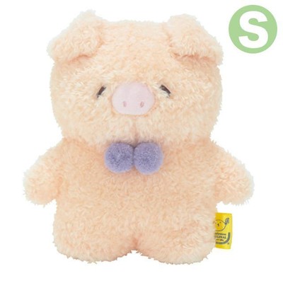 Sun Lemon Sunlemon Fluffy Tatton Pig Pink S 13×13×8cm Stuffed Animal P-8132