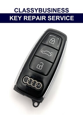 Reparatur Fix Audi A6 A7 A8 C8 Q8 3 Tasten Smart Auto Schlüsselanhänger Keyless Entry Fernbedienung
