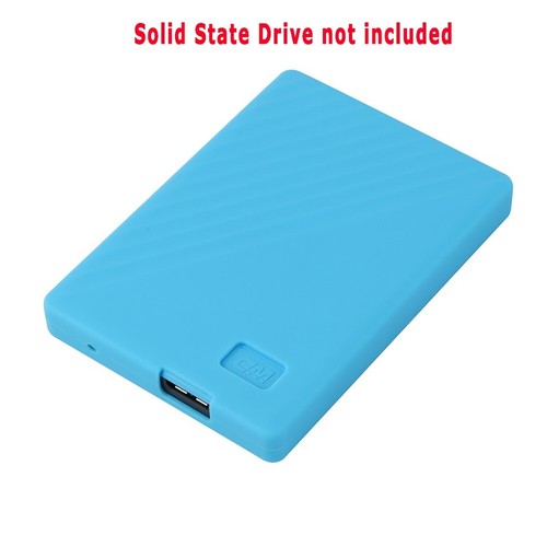 Funda de silicona suave para disco duro externo portátil WD 4TB/5TB My Passport - Imagen 9 de 11