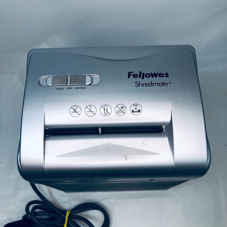 FELLOWS SHREDMATE PERSONAL SERIES PAPER SHREDDER eBay