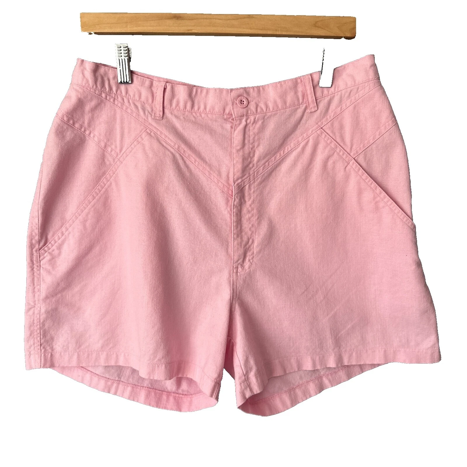 Pantalones cortos sólido Gitano Mezcla de algodón para mujeres