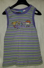 Vintage 1999 Rugrats Nickelodeon Size 14 Tank Top Embroidered Lilac