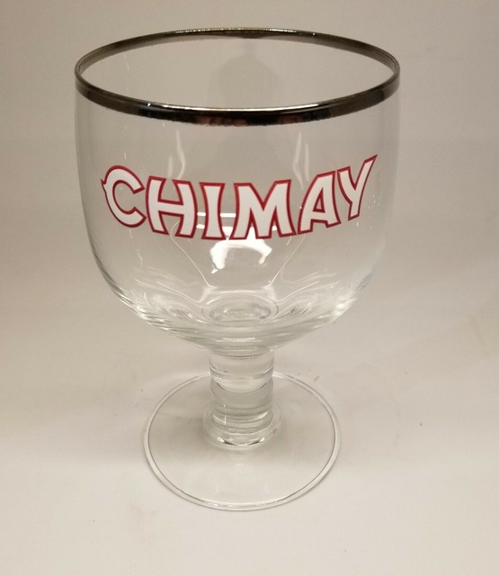 Chimay Beer Chalice Glass 16 oz. Belgian Trappist Ale eBay
