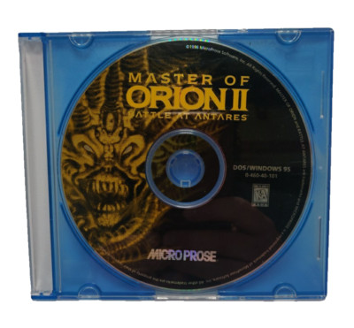 Master of Orion II: Battle at Antares (PC, 1996) Video Game Disc Only
