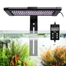 hygger Small Clip On Aquarium LED Light, Custom 24/7, Daylight-Moonlight Mode