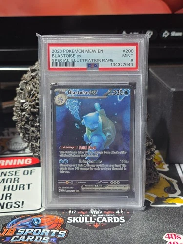 ☠️☠️ Pokémon TCG Blastoise EX Scarlet & Violet 151 PSA 9