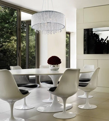 ET2 Spiral 22 1/2" Wide 10-Light Crystal Pendant Light - Picture 3 of 6