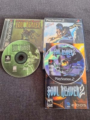  Soul Reaver 1 & 2 Bundle PS1 PS2 Complete CIB PlayStation 