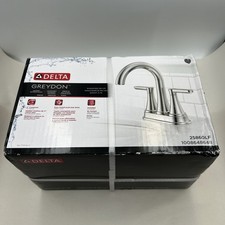 Delta Greydon 4 in Centerset Double Handle Bathroom Faucet Chrome Finish 25860LF
