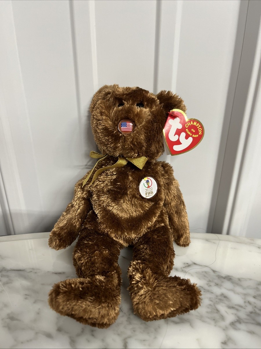 Ty Beanie Baby FIFA World Cup Champion set of 5 USA-Germany-Italy